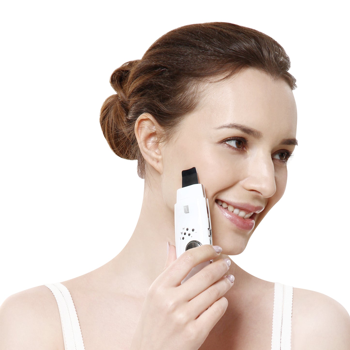 【Say Goodbye to Stubborn Pore Buildup 👋】Lifetrons UI-400 Ultrasonic Skin Scrubber | EMS Lifting & Deep Cleansing Device